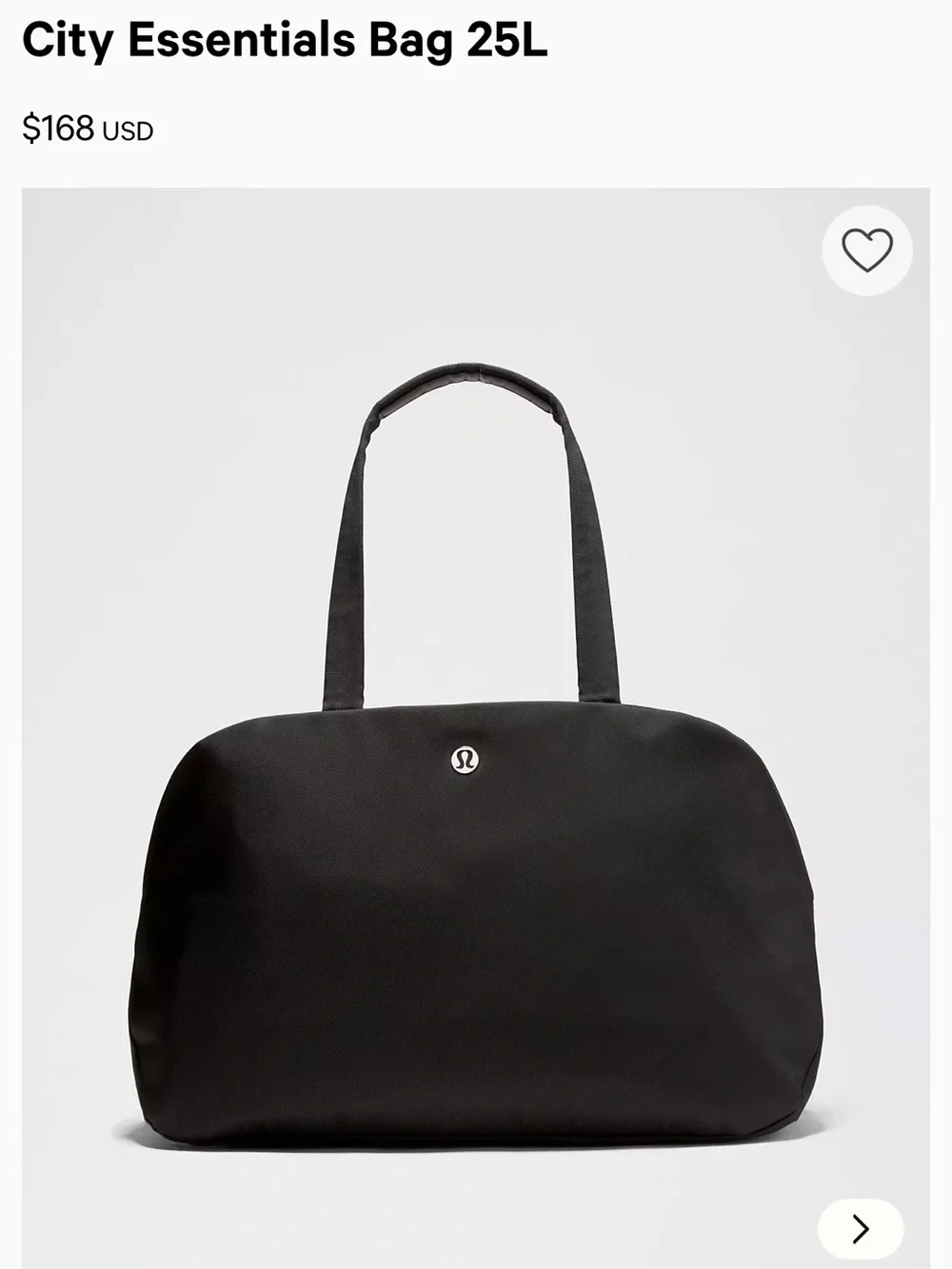 Brand New Lululemon City Essentials Bag